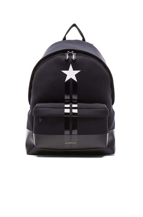 givenchy star stripe backpack|Givenchy Star/Stripe Neoprene Backpack .